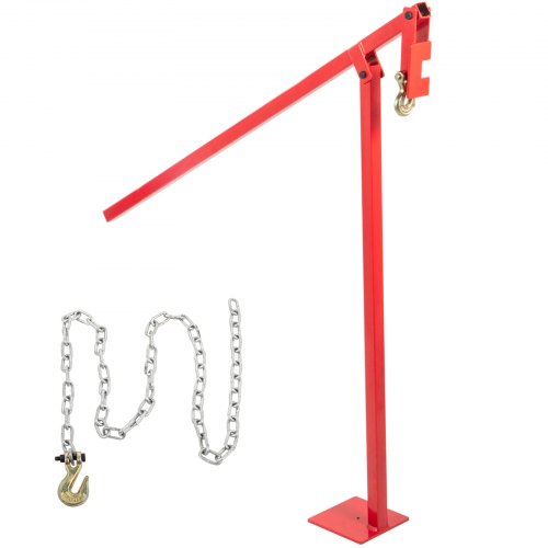 VEVOR T Post Puller 43.3x5.9x5.9in Fence Post Puller Jack Heavy Duty Fence  Post Puller with Lifting Chain Puller T Post Puller for Round Fence Posts T  ...