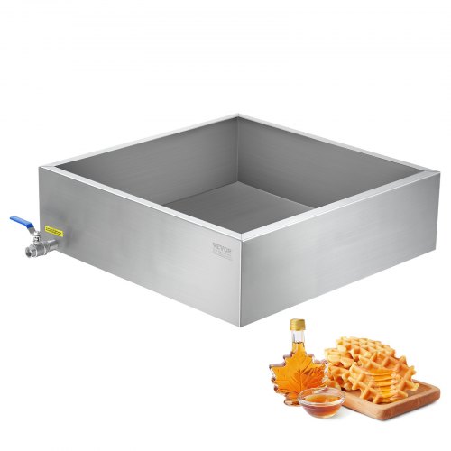 

Maple Syrup Evaporator Pan 304 Stainless Steel with Valve for Home Outdoor