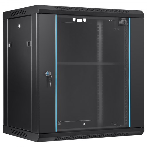 

VEVOR 12U Wall Mount Network Server Rack Cabinet Enclosure 15.5'' Deep Door Lock