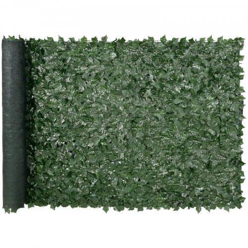 

VEVOR Ivy Privacy Fence, 1.5 x 3m Artificial Green Wall Screen, Greenery Ivy Fence with Mesh Cloth Backing and Strengthened Joint, Faux Hedges Vine Leaf Decoration for Outdoor Garden, Yard, Balcony