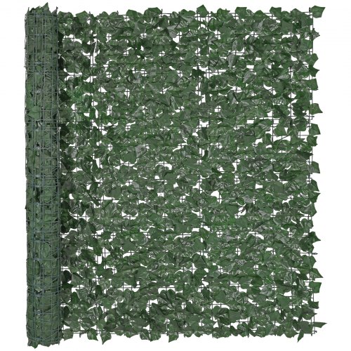 

VEVOR Ivy Privacy Fence, 59"x98" Artificial Green Wall Screen, Greenery Ivy Fence with Strengthened Joint, Faux Hedges Vine Leaf Decoration for Outdoor Garden, Yard, Patio Decor, 1500 x 2490 mm