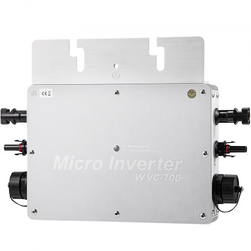 VEVOR Solar Grid Tie Micro Inverter Solar Micro Inverter 700W Waterproof IP65