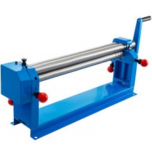 VEVOR Manual Slip Roller, 24 inch Slip Roll Machine up to 16 Gauge Steel, Sheet Metal Roller Machine with Two Removable Rollers 