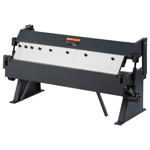 

VEVOR Box and Pan Brake, 24-Inch, 0-130 Degrees Sheet Metal Bending Brake, Portable Metal Bender with 20 Gauge Low Carbon Steel 14 Gauge Aluminum Capacity, 5 Adjustable Fingers for Metal Bending