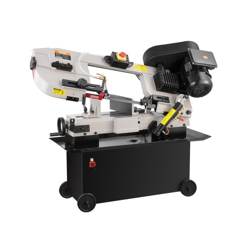 VEVOR Metal Horizontal Band Saw, 178 x 305 mm(7 x 12 in) Rectangular Cutting Capacity, 220V Metal Vertical Cutting Bandsaw with 1.1 kW Motor, 0-45° Angle Adjustment, Variable Speed, for Metal, Wood, and Plastic