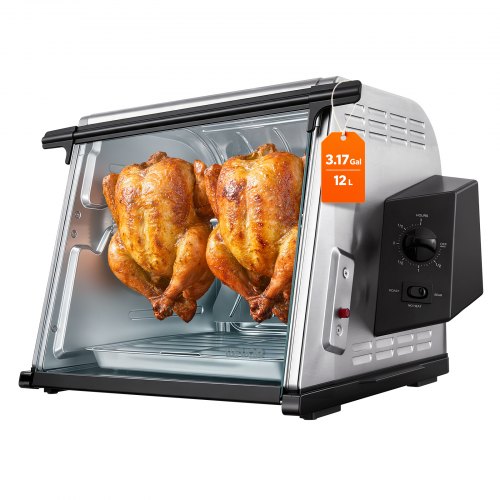 Vevor Rotisserie Oven Large Capacity 12L Shawarma Grill Machine 1250W, For Chic…