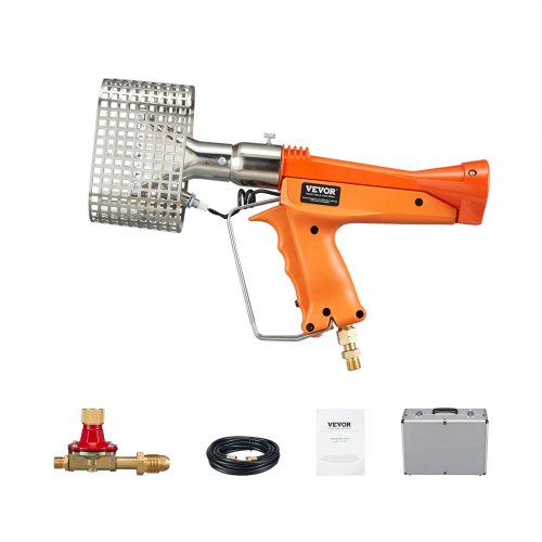 

Propane Heat Gun Up to 187660 BTU Hot Air Gun with Regulator & Carry Case