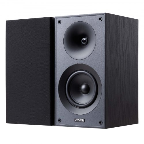 

Passive Bookshelf Home Speakers Pair of Stereo Audio Speakers Cone 65Hz-20KHz