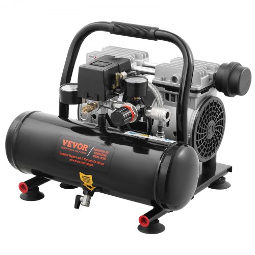 

VEVOR Air Compressor Compact Portable Oil Free Compressor 1 Gallon 90PSI