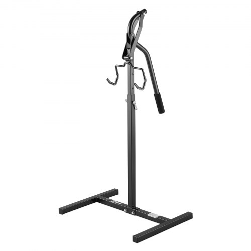 Vevor Snowmobile Lever Lift Stand 18"- 33" Lift Height 750LBS Capacity, 5-Level Adjustable Height, Heavy-Duty Steel Snowmobile Lift Stand for Easy Track Maintenance & Repairs, Fits Most Snowmobiles