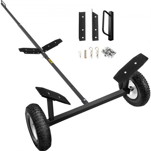 VEVOR Boat Trailer Dolly, 360 lbs Load Capacity Boat Trailer, Hand Dolly Set with 14" Wheels, Heavy Duty Boat Mover Suitable for Boats Under 15ft, Fishing Boats, Small Motors and Sailing Boats