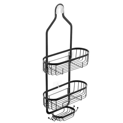 

Shower Caddy 3-Tier Hanging Bathroom Shower Storage Organization Shelves Rack