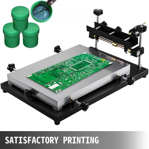 Solder Paste Printer PCB SMT Stencil Printer 440x320mm Manual Printing Machine 