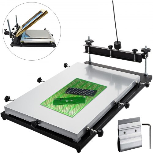 Solder Paste Printer, Pcb Smt Stencil Printer, 700x500mm, Manual Press Printer