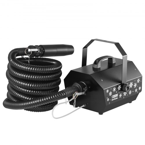 Vevor Snow Machine, 1300W Super Silent Snow Maker, Portable Wireless Remote Control Snowmaking Machine, Outdoor & Indoor Snowflake Maker For Xmas Part-image