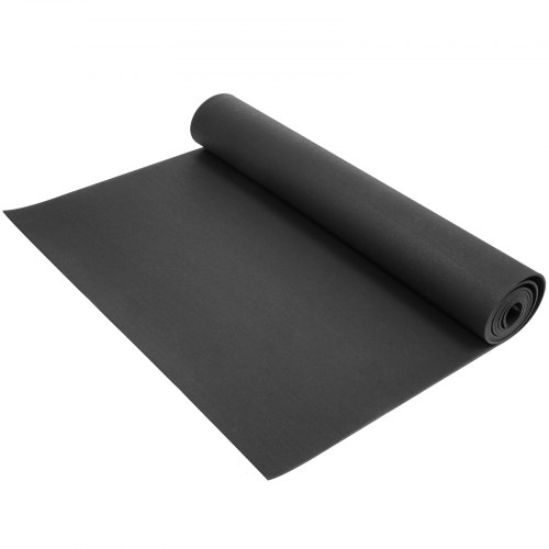 Rubber Flooring Mats Rolls Red Speckle 9.5mm 3.6'x10.2' Home Gym Equipment Mat