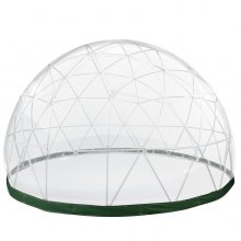 Garden Dome Garden Dome Igloo 12ft Greenhouse Dome PVC igloo Geodesic Dome Kit