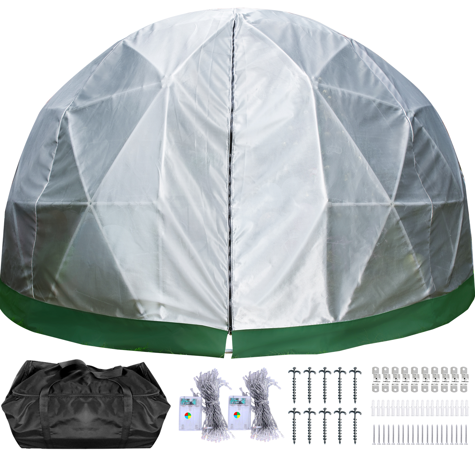 Vevor Garden Igloo Bubble Tent 12ft Polyester Mesh Canopy Walk In Gazebo Dome от Vevor Many GEOs