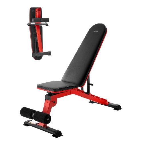 

VEVOR Weight Bench Sit up Bench Home Gym Strength Training Adjustable Foldable