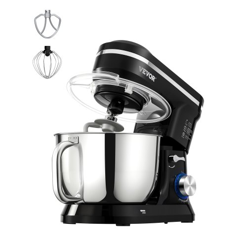 

Stand Mixer 5.1 QT Electric Dough Mixer 380W 10 + P Speeds Kitchen Food Beater