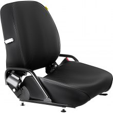 New Universal Folding Forklift Seat With Seatbelt Komatsu Angle Adjustable