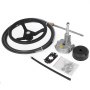 VEVOR Outboard Steering System 14' Outboard Steering Kit 14 Feet Boat Steering Cable with 13" Wheel Durable Marine