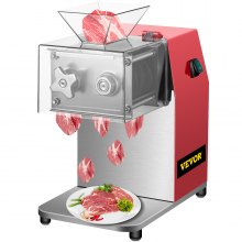 VEVOR Commercial Meat Cutter Slicer Meat Shredding Machine 551 Lbs/H 850W 10mm