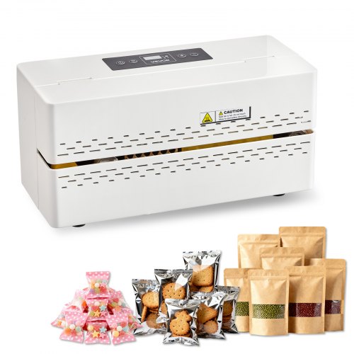 VEVOR Continuous Sealing Machine 032047 in Seal Width Automatic Continuous Band Sealer with Digital Temperature Control Automatic Shutdown Heat
