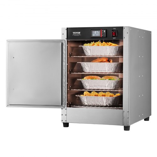 

VEVOR Hot Box Food Warmer 4-Tier Concession Warming Cabinet with Water Tray