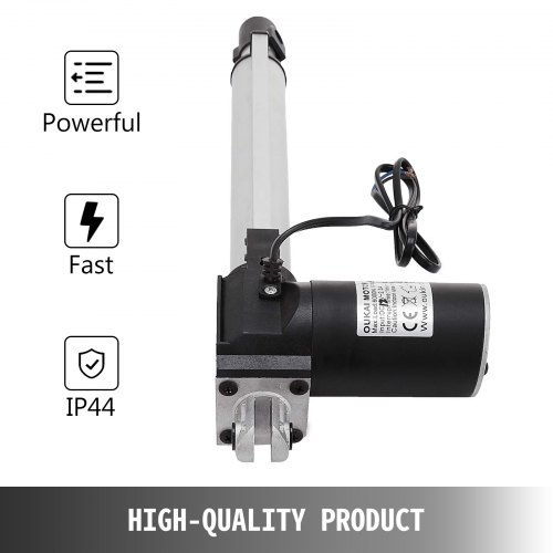 Heavy Duty Linear Actuator 24" Stroke 2000 lbs Max Lift Electric Motor 12V DC 