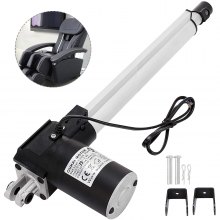 10" Stroke Linear Actuator DC 12V Electric Motor 6000N Water-proof Home Car