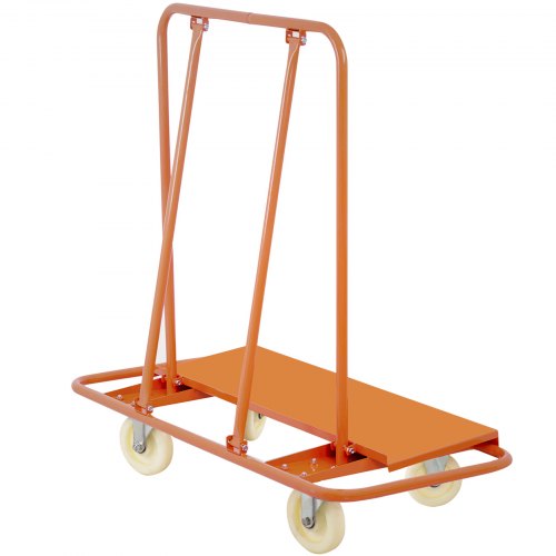 Drywall Cart Dolly Heavy Duty Handling Sheetrock Sheet Panel Service Cart Red 