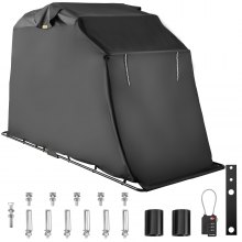 Vevor Motorcycle Cover Retractable Shelter Tent Garage Waterproof Scooter