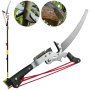 Vevor 5.4-17.7 Foot Extendable Tree Pruner/pole Saw With 3-sided Blade