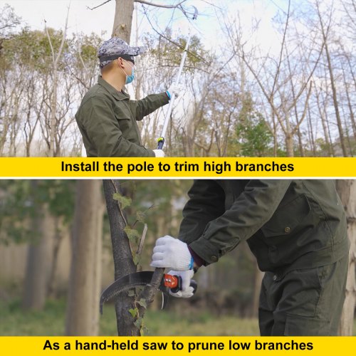 Extendable Tree Pruner Garden Tool Pole Saw Branch Long Reach Limb Cutter 26 ft 