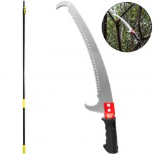 VEVOR Telescopic Pole Saw, Tree Pruner 29.5 ft, Saw Blade for Pruning & Trimming
