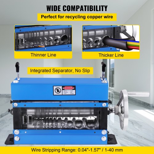 Manual Wire Cable Stripper Stripping Machine For Copper Wire Recycle Y 