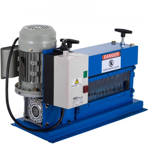 VEVOR Portable Wire Stripper, 18 AWG to 1″ OD, 11 Channels, 10 Blades, Electric Machine for Efficient Copper Recycling, Speeds Up to 75ft/min