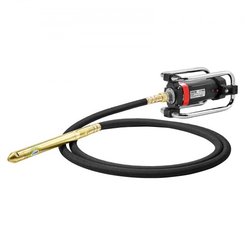 Vevor Electric Concrete Vibrator, 1300W 16000 Vpm, 2HP Copper Motor Handheld Concrete Vibrating Tool, Portable Pencil Cement Vibrator With Shaft Of 14-image
