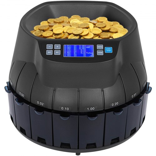 Auto Electronic Coin Cash Counting Machine Sorter For Shop Bank Gbp Uk