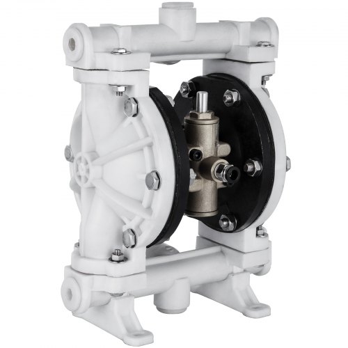 EWANYO 13 GPM Air-Operated Diaphragm Pump Double Diaphragm Transfer Pump 1/2 inch Inlet & Outlet Air Diaphragm Pump Dual Diaphragm Air Pump Polypropylene Max 100PSI 
