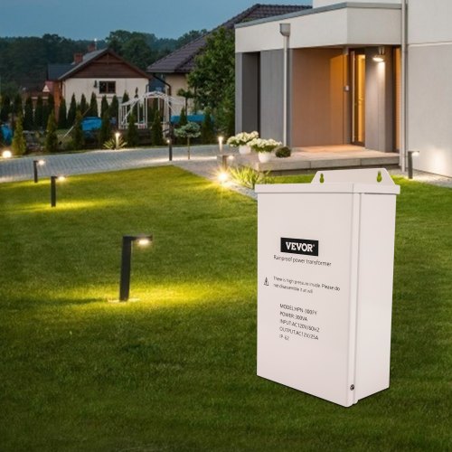 Vevor Low Voltage Transformer Outdoor Landscape Lighting Transformer 100w 12v Ac