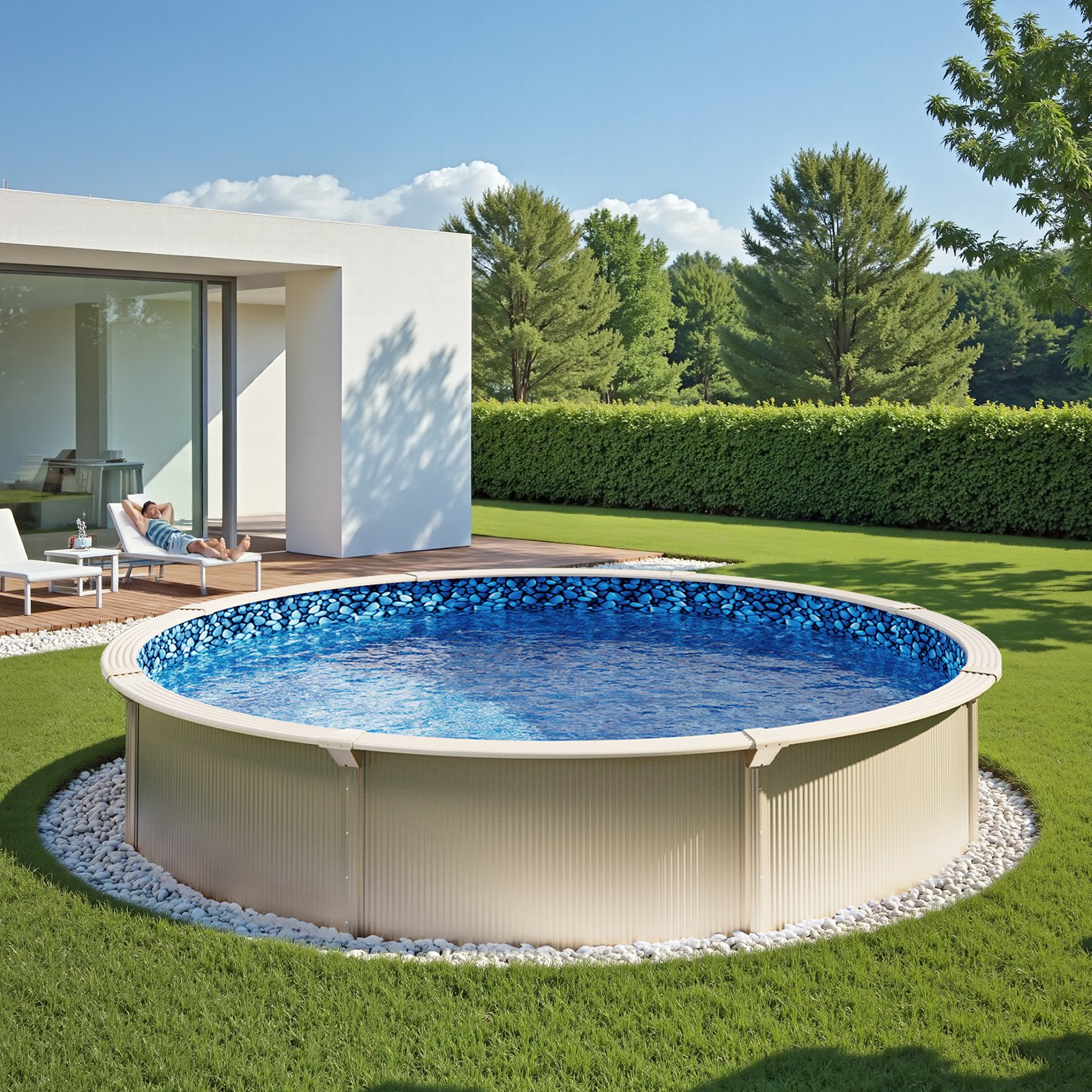 Basseini vooder, 9,14 m, 132 cm