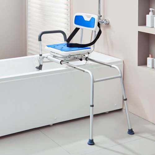 VEVOR Sliding Tub Transfer Bench with 360 Degree Swivel Seat detail photo 16