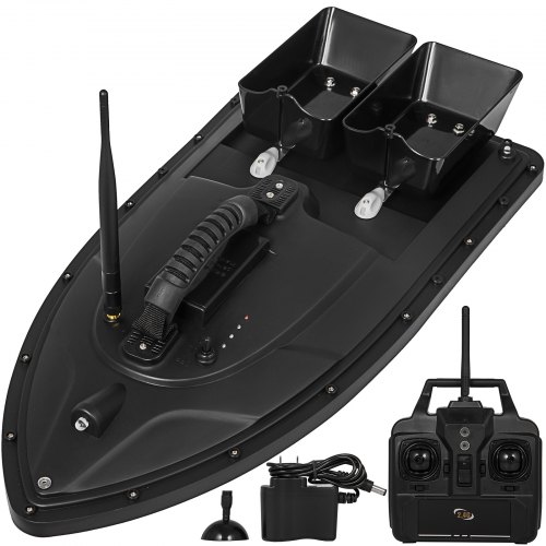

VEVOR Remote Control Fishing Bait Boat, 2.4GHz High Speed RC Fish Finder, 1.5kg Feed Delivery Loading 500m Distance, Electric Racing with Self-righ