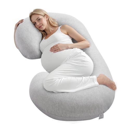 

Pregnancy Pillow C-Shaped Full Body Maternity Pillow Ultra-Soft and Breathable