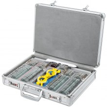 VEVOR 104pcs Trial Lens Metal Optical Trial Lens Set Optometry Lens Optometry Box Trial Lens Equipment Eye Protection Accessories Ophthalmic Trial Case Lenses with Aluminum Storage Case
