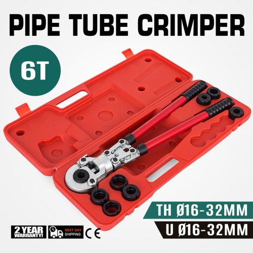 Pipe Crimping Pliers 16-32mm Pressing Tool Tong Composite Pipe Pex-Al-Pex Tubes 