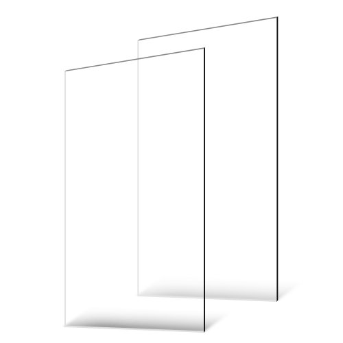 

2-Pack Plexiglass Acrylic Sheets 24 x 48 Inch Plastic Sheets 1/8 Inch Thick