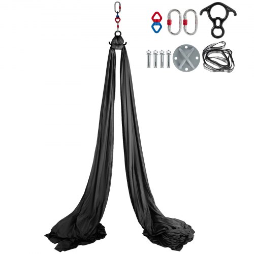 Aerial Silks Yoga Swing Kit 10M Long, Yoga Hammock, For Aerial Yoga Flying Dance